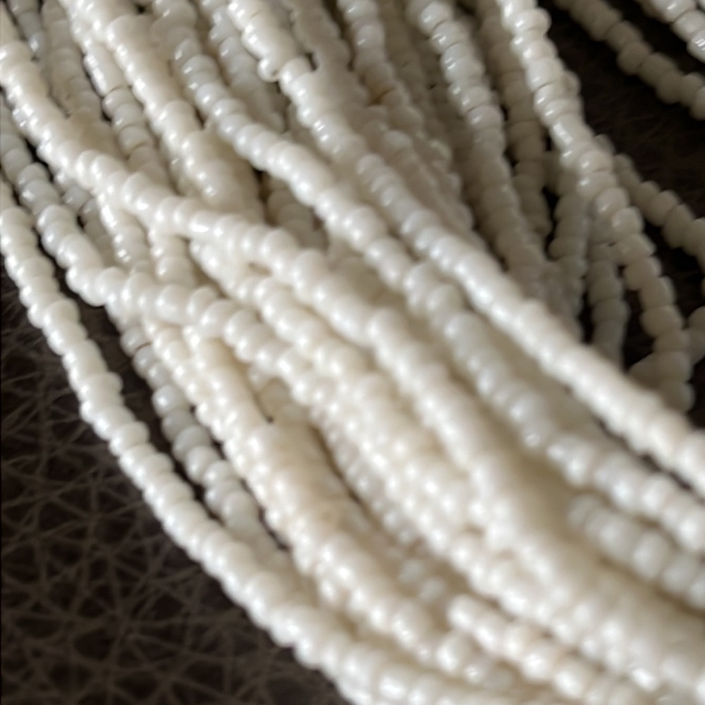 Multi-Stranded Moonstone Pearl Statement Necklace - image 4